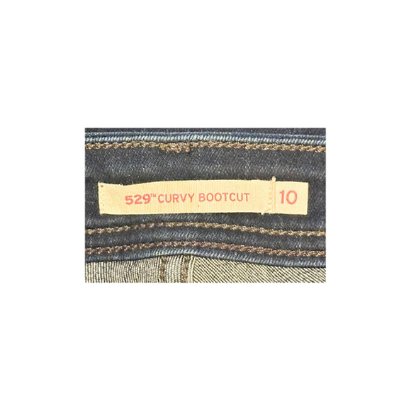 Levi’s 529 Curvy Boot Cut Jeans Denim Blue Women’s Size 10M (W30/32) - Picture 9 of 9